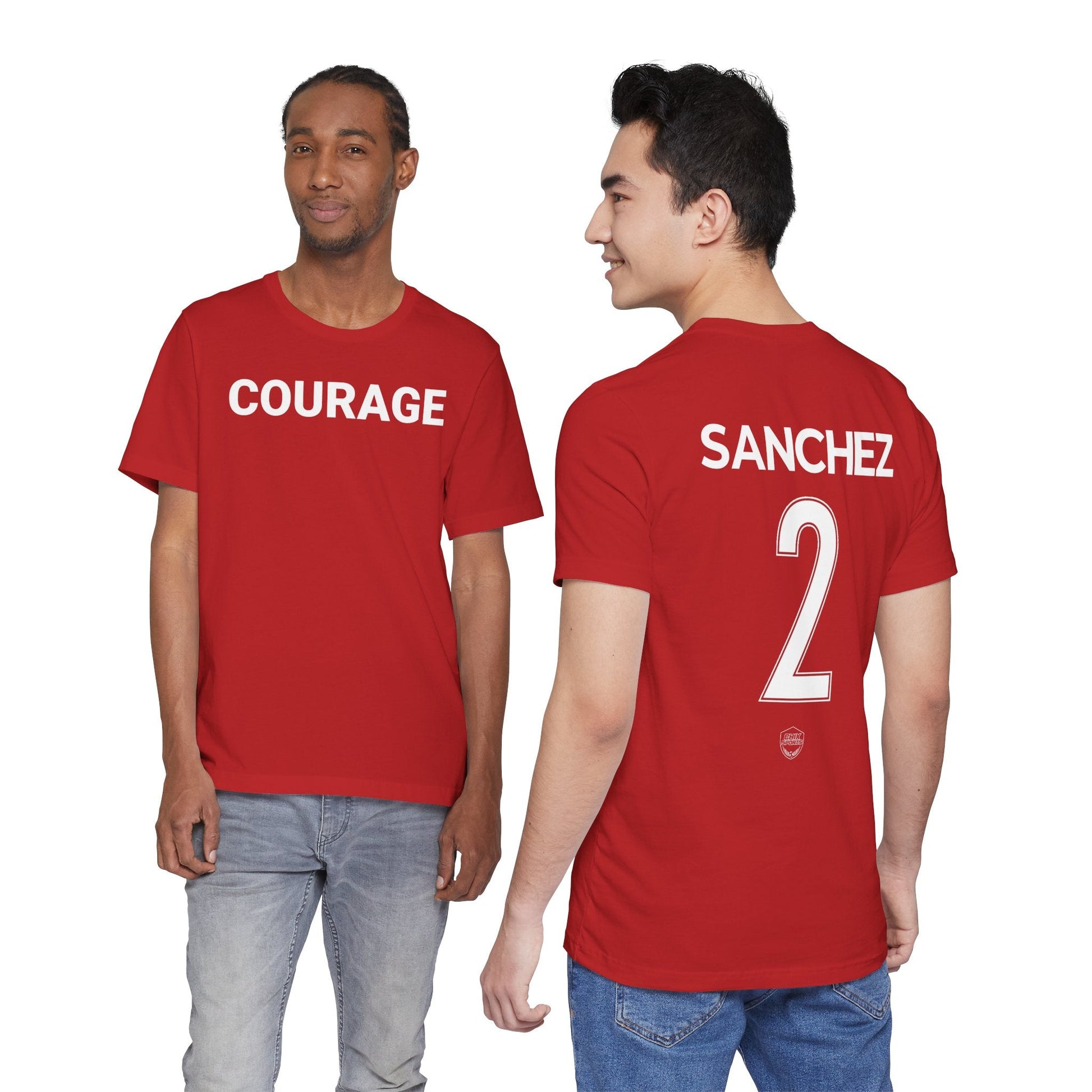 Ashley Sanchez Unisex Courage Jersey Shirt | Chix Sports