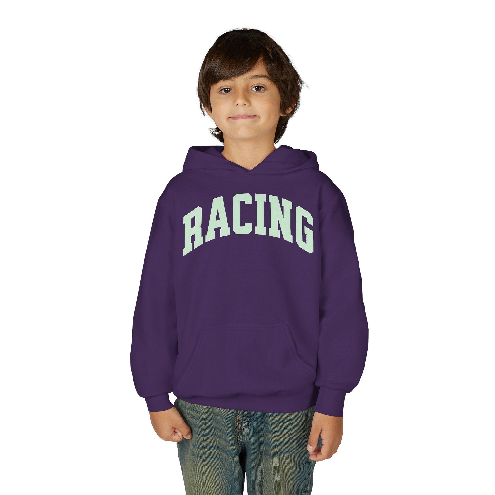 Racing Kids Varsity Heavy Hoodie | Chix Sports