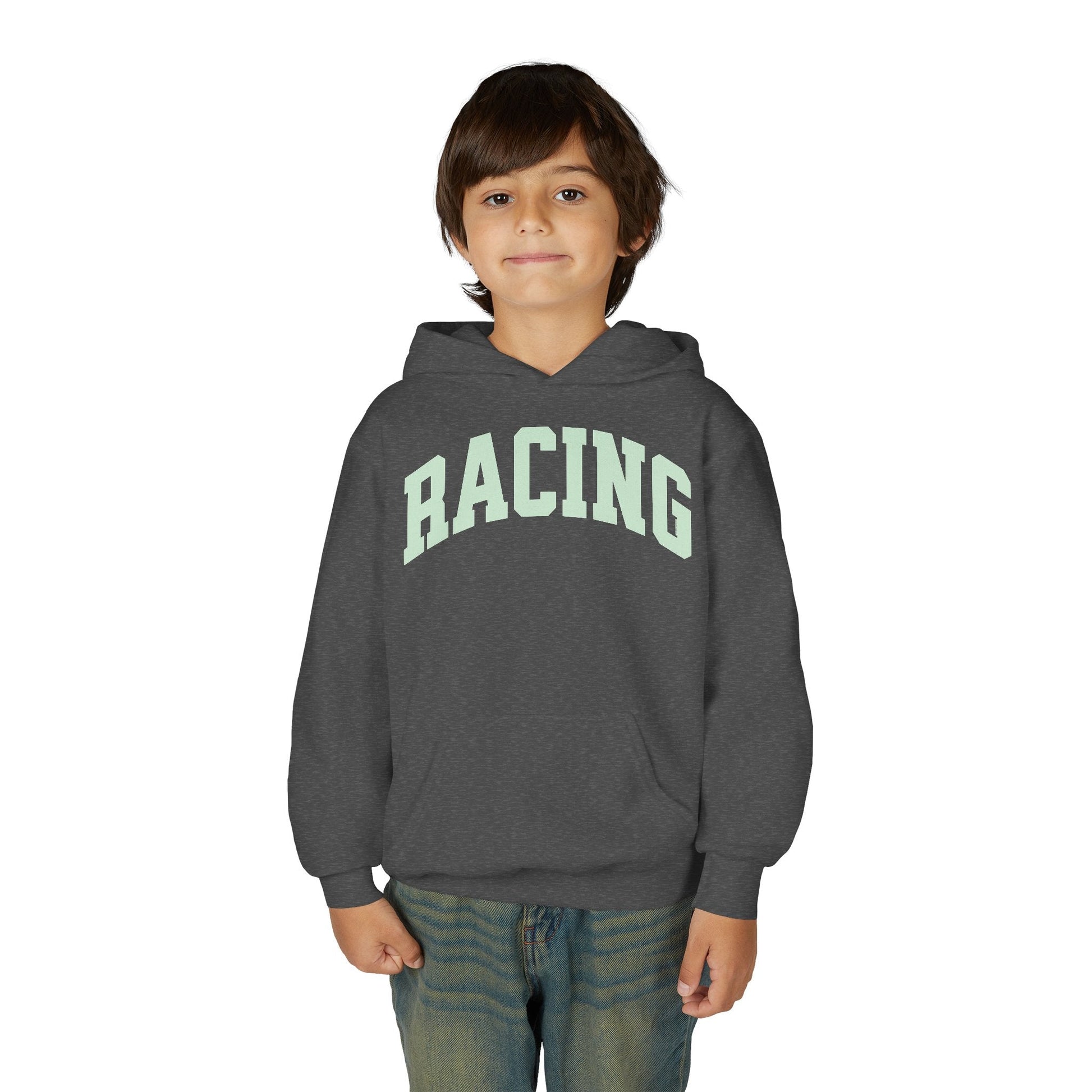 Racing Kids Varsity Heavy Hoodie | Chix Sports
