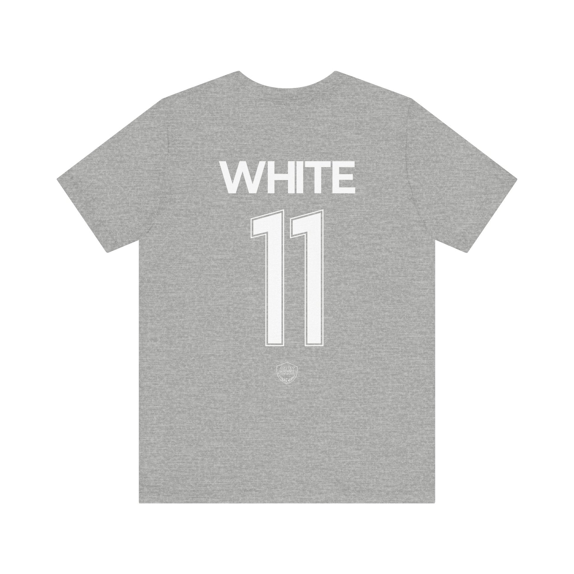 Taylor White Unisex Racing Jersey Shirt | Chix Sports