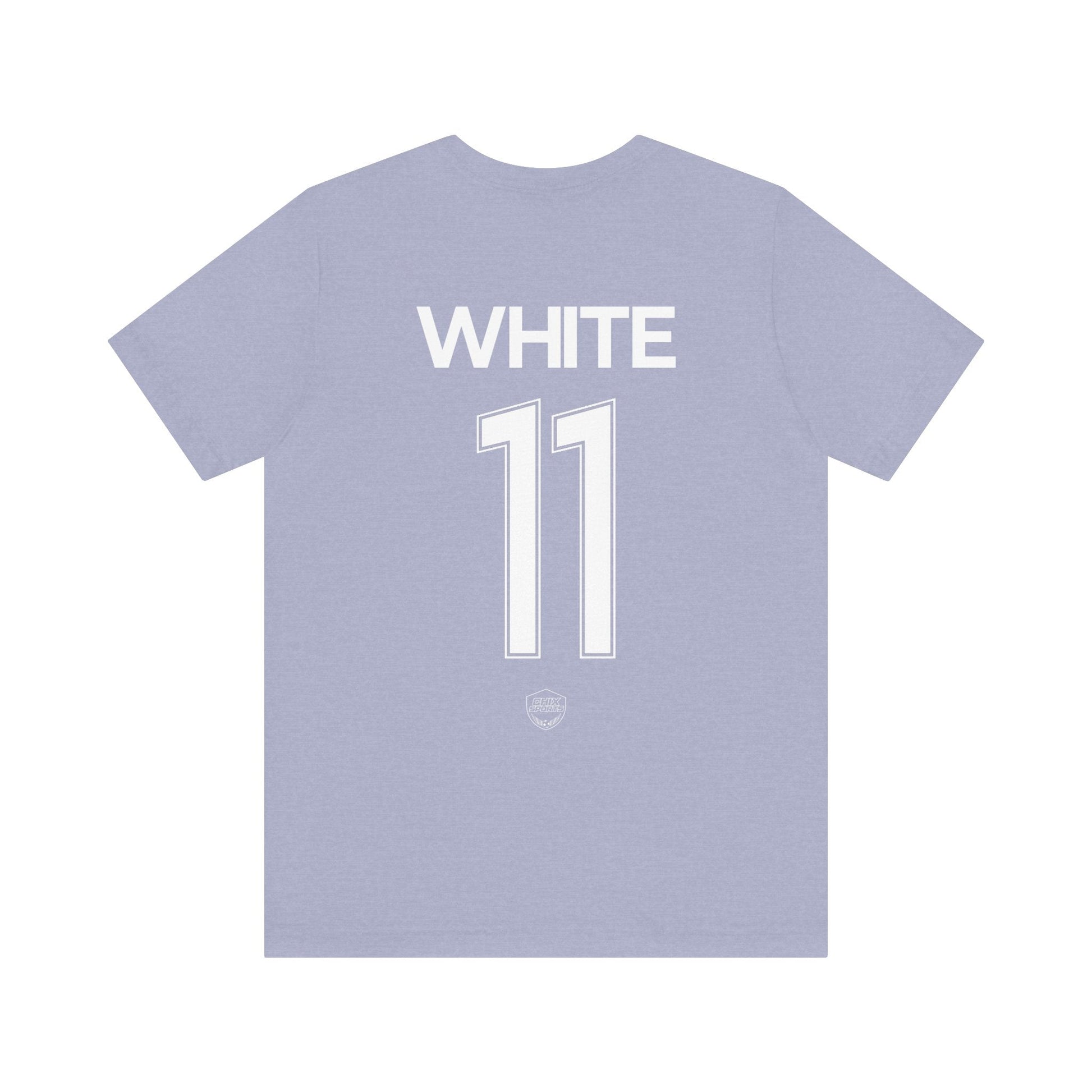 Taylor White Unisex Racing Jersey Shirt | Chix Sports