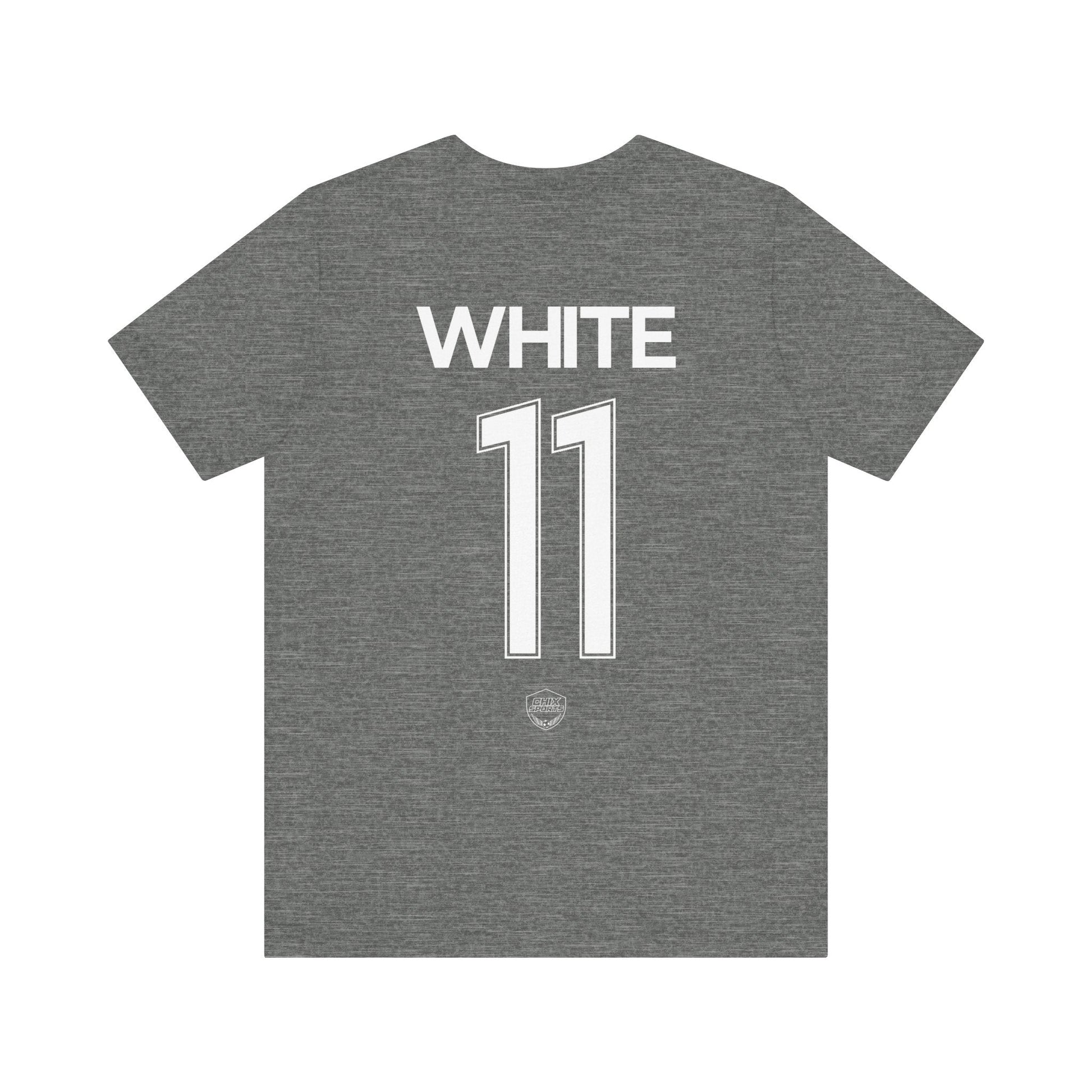 Taylor White Unisex Racing Jersey Shirt | Chix Sports