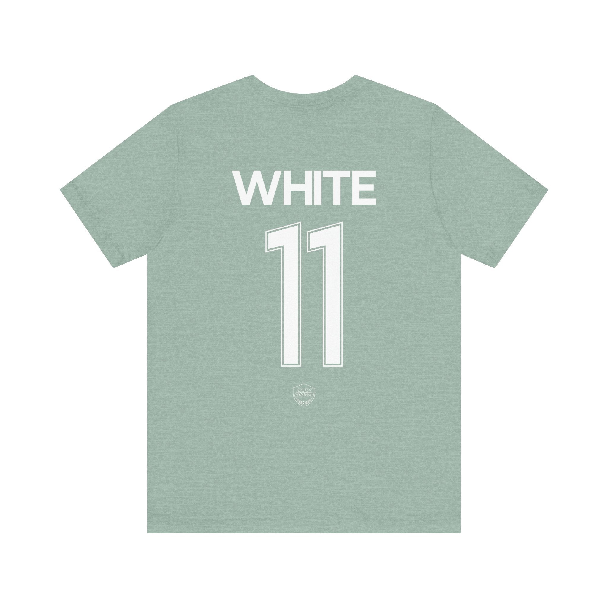 Taylor White Unisex Racing Jersey Shirt | Chix Sports